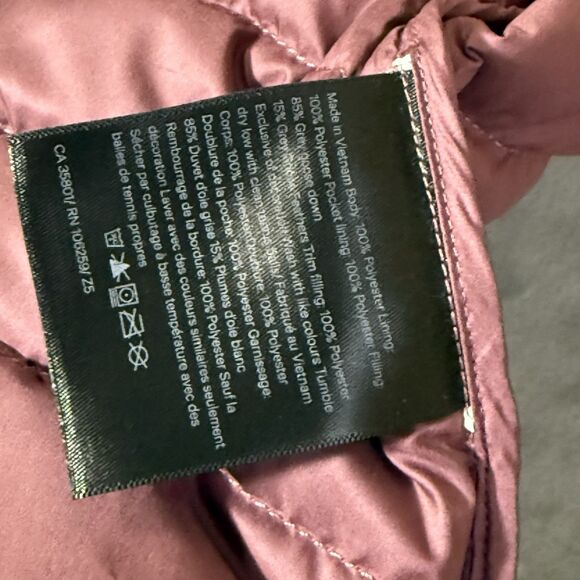 Lululemon Pack It Down Vest Rose Dusty Pink Women Size 4 Puffer Full Zip Pockets - Picture 11 of 11